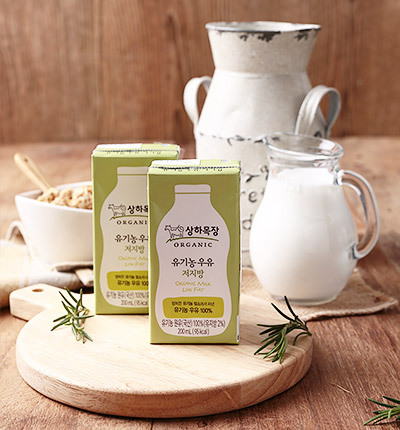 상하목장 유기농우유 저지방 200ml*6ea (소비기한 25/06/20)