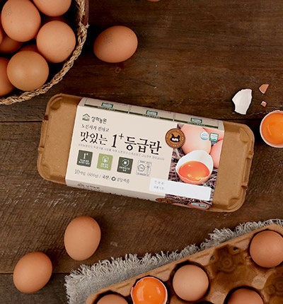 노른자가 진하고 맛있는 1+등급란 10구 (소비기한 25/08/05)
