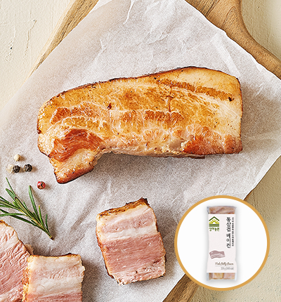 상하농원 통 삼겹 베이컨 200g